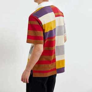 Chemise polo pour homme de haute qualité, colorée, 100% coton, manches courtes, vêtements décontractés, légère - Product Image 5