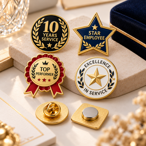 Pin Esmaltado Personalizado para Aniversario de Empresa, Souvenir con Tarjeta de Soporte Personalizada, Fabricante Mayorista - Product Image 1