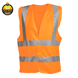 Hi-viz Security Uniform Low MOQ Safety Vest High Visibility Reflective ANSI Class 2 Customized Logo - Product Image 4