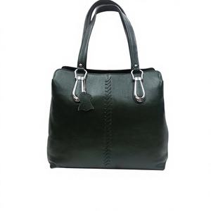 Sac à main léger et imperméable de bonne qualité en cuir de mouton pur unisexe grande capacité avec fermeture éclair prix de gros - Product Image 2