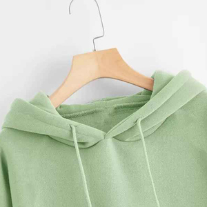 เสื้อฮู้ดสีแดงแบบยูนิเซ็กซ์ ทรงโอเวอร์ไซส์ สีพื้น ดีไซน์กระเป๋าเสื้อ สวมใส่สบายๆ สำหรับฤดูใบไม้ร่วง แขนเสื้อปกติ ผ้าถักเฟรนช์เทอร์รี่ - Product Image 6
