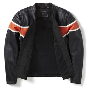 Chaqueta de Cuero para Motociclistas H-D Trenton para Hombre - Product Image 2