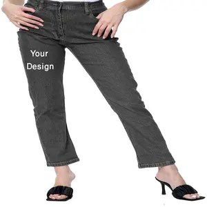 Ihracat kalite sıcak satış kadın Denim kot pantolon moda öğe üretici fabrika ucuz fiyat tedarikçisi bangladeş