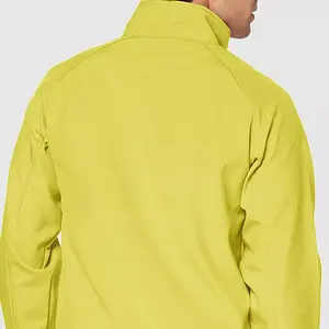 Veste softshell imperméable classique pour homme, personnalisable, légère, coupe-vent, en polaire, pour le travail, l'hiver et les activités de plein air - Product Image 4
