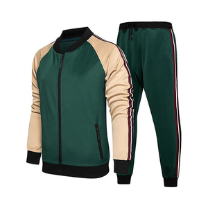 Conjuntos Deportivos de Corte Regular, Ropa Deportiva Personalizada con Cremallera y Pantalones - Product Image 1
