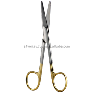 Tijeras Mayo rectas quirúrgicas de acero inoxidable VERITAS de alta calidad, instrumento esencial para procedimientos quirúrgicos básicos - Product Image 4