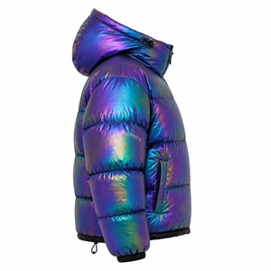 Parka longue épaisse pour homme, résistante aux températures extrêmes, avec capuche en fourrure, logo personnalisé OEM, doudoune matelassée - Product Image 2