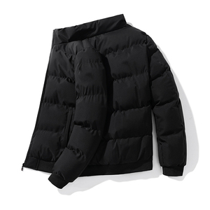 Manteaux épais pour hommes automne-hiver, fabrication pakistanaise, vente en gros, modèles courts avec col montant et fermeture éclair, veste chaude pour hommes - Product Image 3