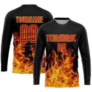 Fuente de Letras con Diseño de Llama para Nombre de Equipo, Texto Personalizado Impreso por Transferencia Térmica para Uniformes Deportivos - Product Image 3
