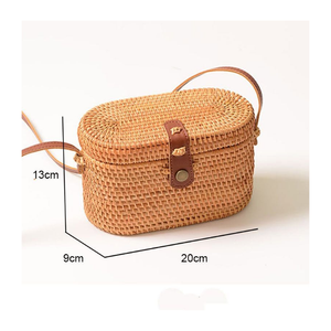 Sac à main en rotin tressé vietnamien, sac panier naturel fait main, sac fourre-tout écologique, sac à main durable, artisanat, fabricant OEM ODM - Product Image 4