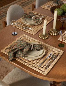 Rectangular <b>Rattan</b> Placemat Delightful Woven <b>Table</b> Mat <b>Dining</b> Placemat Natural <b>Table</b> Setting Accent Ideal For Kitchen Home Decor - Product Image 4
