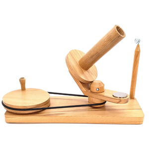 Votre marque Artisanat en bois Logo personnalisé Accessoires de tricotage en bois Ensemble cadeau de produit convertisseur fil à boule de haute qualité - Product Image 6