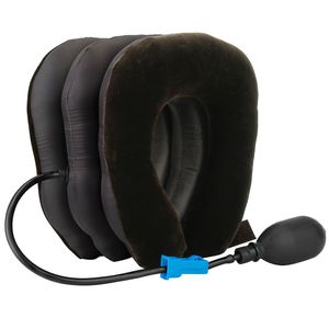 Cuscino Gonfiabile per Trazione Cervicale con Decompressione Spinale, Cuscino da Viaggio per Allineamento delle Spalle, Pompa Inclusa - Product Image 1