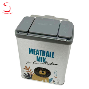 Boîtes en fer blanc de qualité supérieure, personnalisées, de qualité alimentaire, anti-contrefaçon, à l'épreuve des enfants, pour bonbons, menthes et tirelires métalliques - Vente en gros - Product Image 2