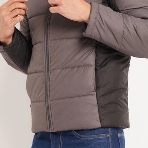 Veste matelassée imperméable personnalisée pour homme, coupe-vent, thermique, à capuche, décontractée, chaude pour l'hiver, vêtement de sport - Product Image 6