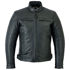 Veste en cuir pour moto de style unique de qualité supérieure pour hommes, tissu en cuir original imperméable et résistant - Product Image 1