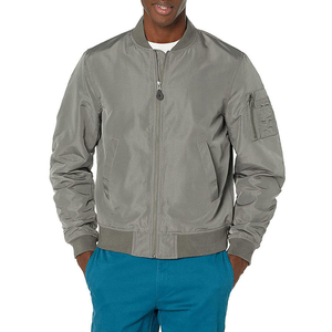 Veste de sport en satin respirant, style nouveau, pour homme, en satin de soie 100% polyester, veste bomber en satin pour homme - Product Image 1