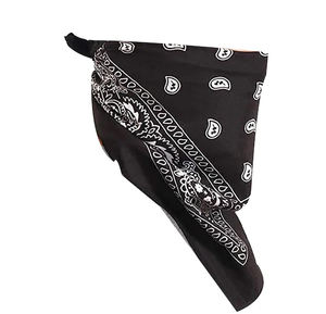 Pañuelo Multiusos de Algodón Satinado con Diseño Paisley, Suave al Tacto, Transpirable, para la Cabeza, Muñeca, Cara, para Hombres y Mujeres - Product Image 5