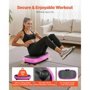 Pedana Vibrante per Allenamento Domestico, Macchina per Esercizi Total Body Shaker con Punti di Agopressione Magnetici per Drenaggio Linfatico e Massaggio Corpo - Product Image 5