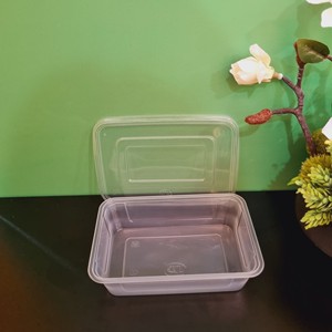 2026 New Design 750ml Rectangle Shape PP <b>Plastic</b> Food Container with Lid Take Away Packing <b>Box</b> Transparent clear Microwave Safe - Product Image 1