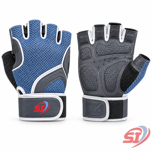 Custom Unisex Secure <b>Fingerless</b> Wrist Weightlifting <b>Gloves</b> Touchscreen Compatible Quick Drying Adjustable Wrist Strap <b>Gloves</b> - Product Image 6