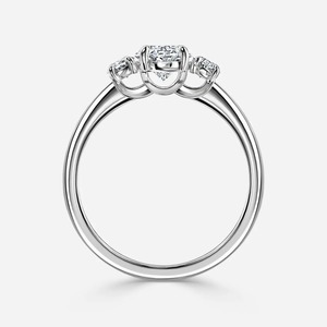 Anillo de compromiso de oro amarillo de 14 quilates con diamante ovalado de 1.5 quilates cultivado en laboratorio, proveedor de joyería personalizada - Product Image 3