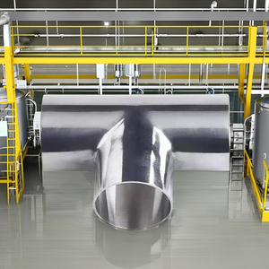 Raccords de tuyauterie sanitaires en acier inoxydable ISO de haute qualité, polis, raccords en T à 3 voies pour les stations de traitement de l'eau - Product Image 5