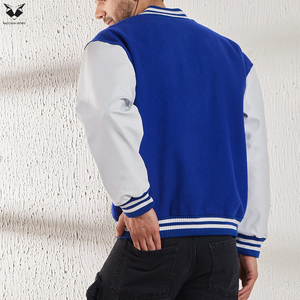 Chaqueta Varsity Vintage para Hombre, Chaqueta Bomber con Bordado y Parches, Ropa Urbana de Alta Calidad, Chaqueta Universitaria Unisex - Product Image 3