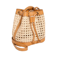 Sac fourre-tout en jacinthe d'eau du Vietnam à la mode pour les femmes matériau PC léger avec doublure naturelle garde-robe d'été cadeau spécial