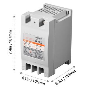 Convertitore da Monofase a Trifase 2HP 7A 220V, Inverter Digitale di Fase, Uscita Onda Sinusoidale 220V per Uso Residenziale - Product Image 5
