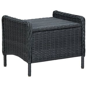 Set Lounge da Giardino Grigio Scuro e Nero - Product Image 5