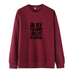 Men's Royal Blue Long Sleeve Crew Neck Pullover Sweatshirt 100% Polyester Fleece Winter Breathable Plus Size Regular Fit Solid - Product Image 3