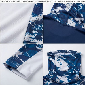 Chemises de pêche à manches longues, design original, sublimation, grande taille, imperméables, respirantes, UPF 50, pour la protection lors de la randonnée et de la chasse - Product Image 6