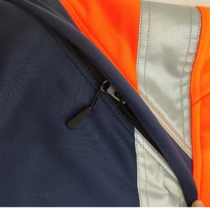Vêtements de travail pour hommes de haute qualité, à capuche, haute visibilité, réfléchissants, ANSI Classe 1, EN ISO 20471 Classe 1, avec éclairage LED, imperméables, uniforme de sécurité - Product Image 3