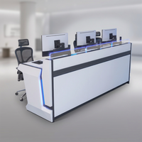 Console de salle de contrôle sur mesure, mobilier de centre de commandement industriel, poste de travail de surveillance et de dispatchage de sécurité - Fabricant