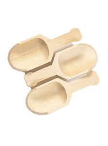 Cuillère en bois naturel classique et écologique avec manches longs et courts pour café, sel, sucre, thé - Product Image 4