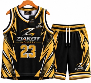 Venta al por Mayor Directa de ZIAKOT INDUSTRY, Jersey de Baloncesto Retro Personalizado en Negro, Verde y Rojo, Auténtico - Product Image 2