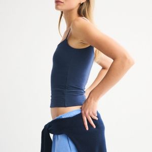 Custom Womens Camisole Tank Top Adjustable <b>Spaghetti</b> <b>Strap</b> Sleeveless Slim Fit Stretch Casual Vest Wholesale OEM - Product Image 5