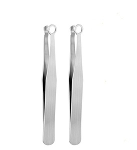 Nose Hair Trimming Tweezer Manual Nose Hair <b>Removal</b> <b>Tool</b> for Salon and Personal Use <b>Pointed</b> Tip Straight Durable Modern Style - Product Image 1
