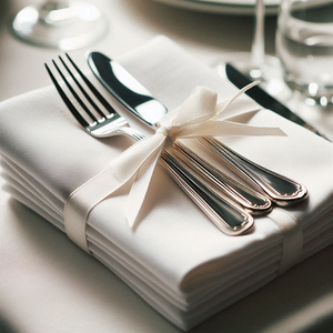 ผ้าเช็ดปากแบบซักได้ นุ่ม ทนทาน ซึมซับดี สำหรับโต๊ะอาหาร โรงแรม ร้านอาหาร งานเลี้ยงกลางวัน งานแต่งงาน - Product Image 3