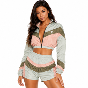 Nuevo Diseño, Conjuntos de Shorts Deportivos para Mujer, Cortos, Transpirables, Estampados, Impermeables, Ligeros y Personalizados, Conjuntos de Shorts de Nailon, Chaquetas para Hombre - Product Image 1