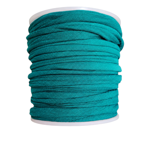 Y S INTERNATIONAL Cordon en Soie Écologique Turquoise pour la Fabrication de Bijoux, Fil Plat Tressé Doux pour Colliers, Bracelets, Artisanat DIY et Sacs - Product Image 1