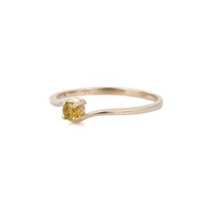 14K White Gold Natural Sapphire Dainty Constellation Ring for Women - Product Image 5