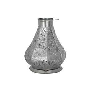 Portavelas Marroquí de Metal Chapado en Oro, Mini Lámpara de Vela, Decoración Navideña para el Hogar y Balcón - Product Image 3