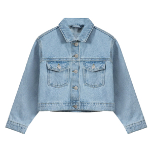 Highest Demanding Toddlers <b>Denim</b> <b>Jackets</b> Premium Sale <b>Cropped</b> <b>Denim</b> Jeans Outerwear <b>Jacket</b> For Kids Boys & Girls Wear - Product Image 6