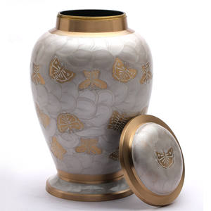 Urnes funéraires design en métal massif avec finition peinte pour décoration intérieure et cendres – Urnes de crémation - Product Image 4