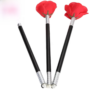 Varita Mágica de Rosa, Trucos de Magia con Flores, Bastón Mágico para Espectáculos Callejeros, Fiestas de Cumpleaños, Accesorios de Magia - Product Image 2