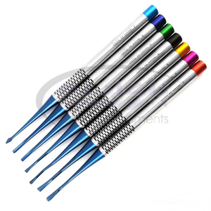 Juego de Instrumentos Manuales para Elevación de Raíces Dentales, 7 Piezas, Acero Inoxidable de Alta Calidad, Certificado CE, Extracción Eficiente - Product Image 6
