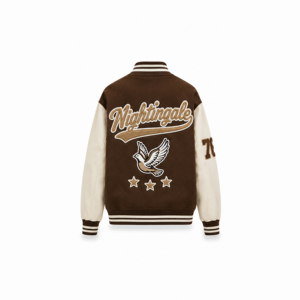 Custom Letterman <b>Jacket</b> Wool Body <b>Leather</b> Sleeve Varsity Bomber Clubs Teams School Uniforms <b>Jacket</b> Outerwear Streetwear - Product Image 2