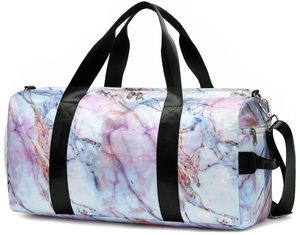 Bolsa Deportiva Unisex con Estampado de Textura de Mármol, Impresión Bajo Demanda, Envío Directo, Bolsa de Viaje Informal, Elegante y Duradera para Hombre - Product Image 1
